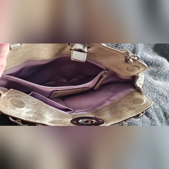 RARE Coach Gold Metallic Purse - Picture 11 of 12